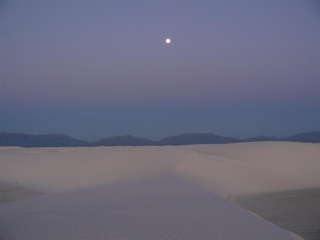 Camping at White Sands 08 Full Moon