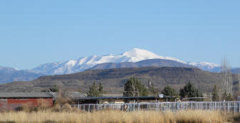 View of Sierra Blanca, Otero County, New Mexico