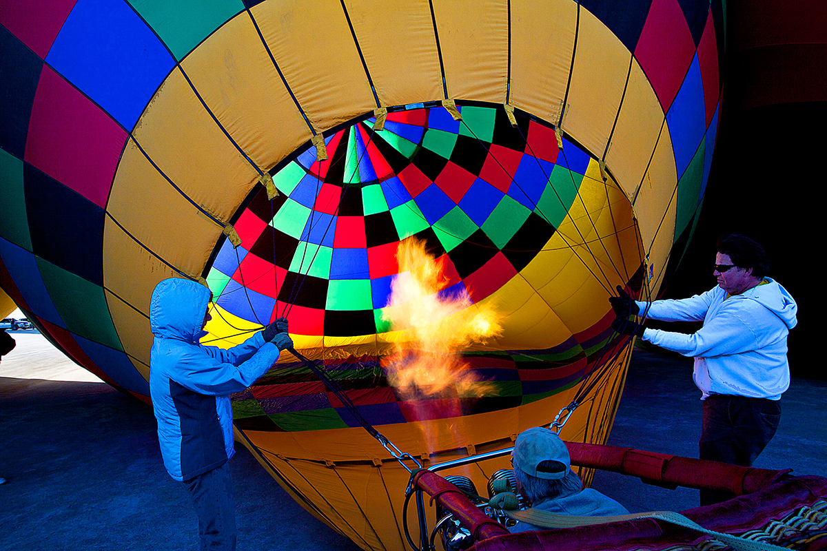 Photo: The Fire-Master - From the 21st White Sands Hot Air Balloon Invitational - September 15-16, 2012 - Kevin Pfister