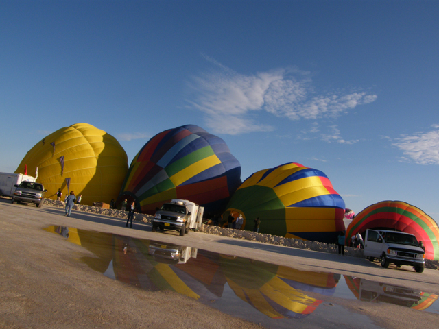 Ducks in a Row - Hot Air Balloons at White Sands 2008