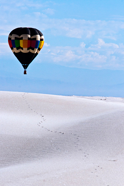 Photo: Last Minute Passenger - From the 20th White Sands Hot Air Balloon Invitational - September 16-18, 2011. Credits: Kevin Pfister