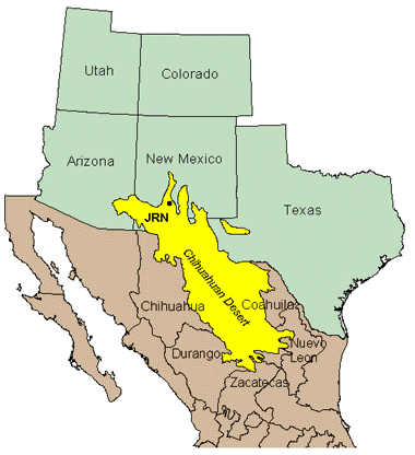 Chihuahuan Desert - Map