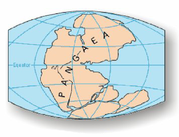 Map of Pangaea - White Sands NM