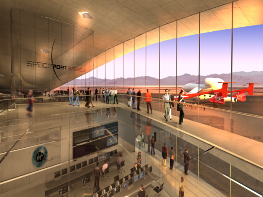Spaceport America - Or how its terminal could look like