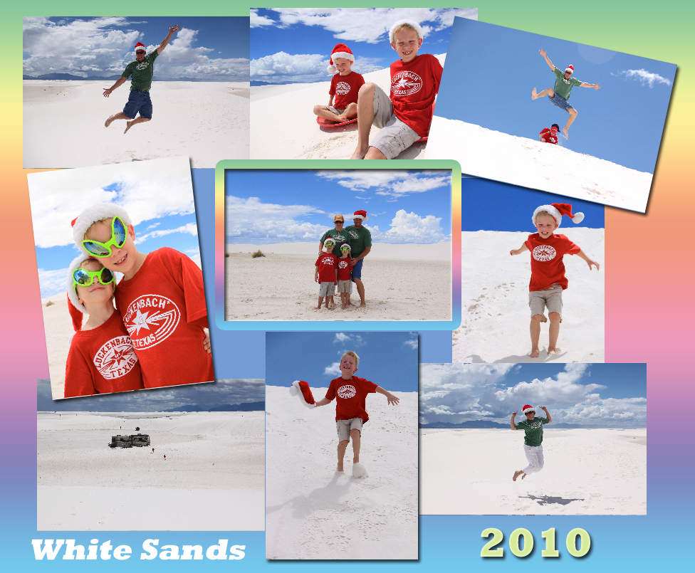 White Sands 2010 - Eric, Jennifer, Austin & Cash Spille - Spicewood, TX
