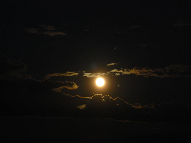 Camping at White Sands 06 Full Moon