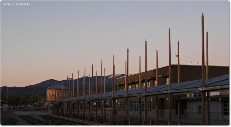 Santa Fe Railyard at Dusk, New Mexico - Photographer: Roxxi O'Hara