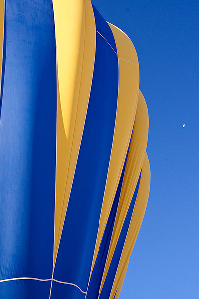 Photo: Canvas and Moon - From the 20th White Sands Hot Air Balloon Invitational - September 16-18, 2011. Credits: Kevin Pfister