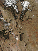 White Sands From Satellite