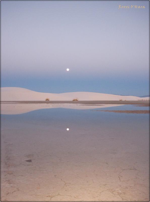 Full Moon, White Sands - Photographer: Roxanna O'Hara