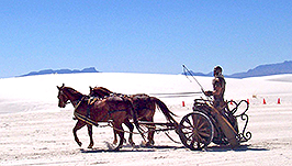 White Sands Filming